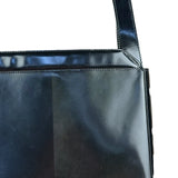 Celine Vintage Patent Logo Shoulder Bag