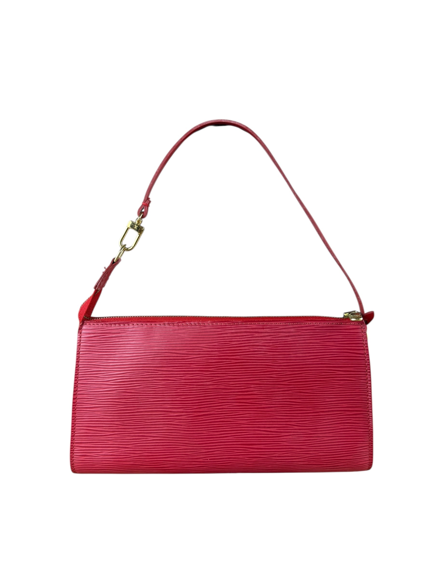 Louis Vuitton Red Epi Leather Pochette