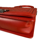 Chanel 2015 Red Medium Boy Bag