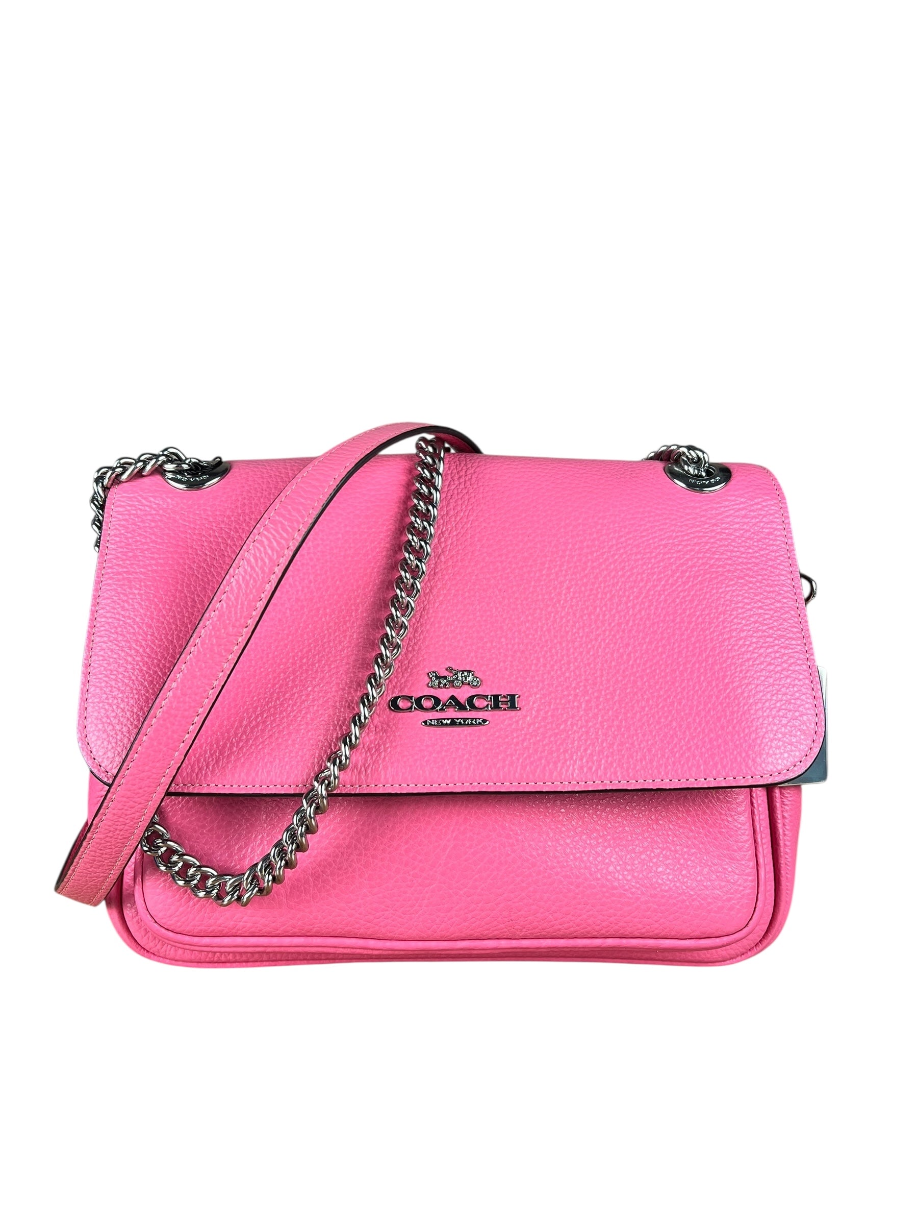 Coach Leather Klare Crossbody 25 Pink