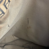 Fendi FF Beige Canvas Double Pocket Tote Bag