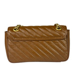 Gucci Brown Leather Marmont Shoulder Bag