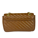Gucci Brown Leather Marmont Shoulder Bag