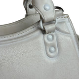 Balenciaga White Leather Neo Classic Le City Two-Way Bag