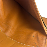 Kenzo Brown Leather Bi-Fold Long Wallet