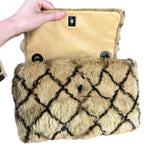 Chanel Matelasse Fur Coco Mark Chain Flap Bag '01