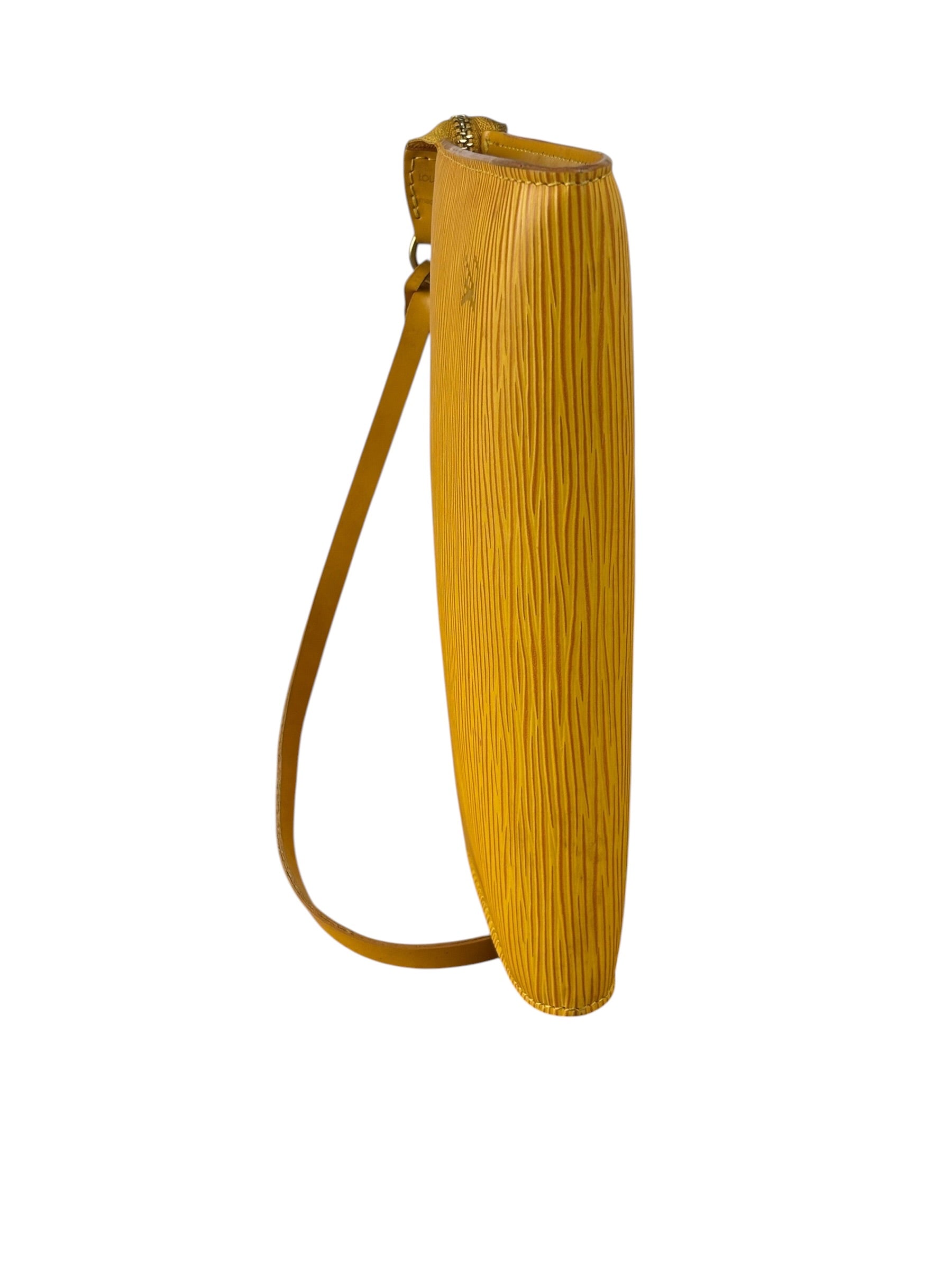 Louis Vuitton Yellow Epi Leather Pochette