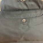 Prada Vintage Tessuto Lucertola Black Lizard Shoulder Bag