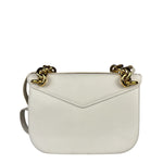 Bottega Veneta White Leather Mount Shoulder Bag