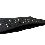 Chanel Beauty Black Canvas Spell-Out Zip Pouch