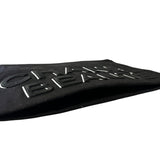 Chanel Beauty Black Canvas Spell-Out Zip Pouch