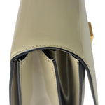 Celine Light Beige Patent Leather Classic Box Shoulder Bag