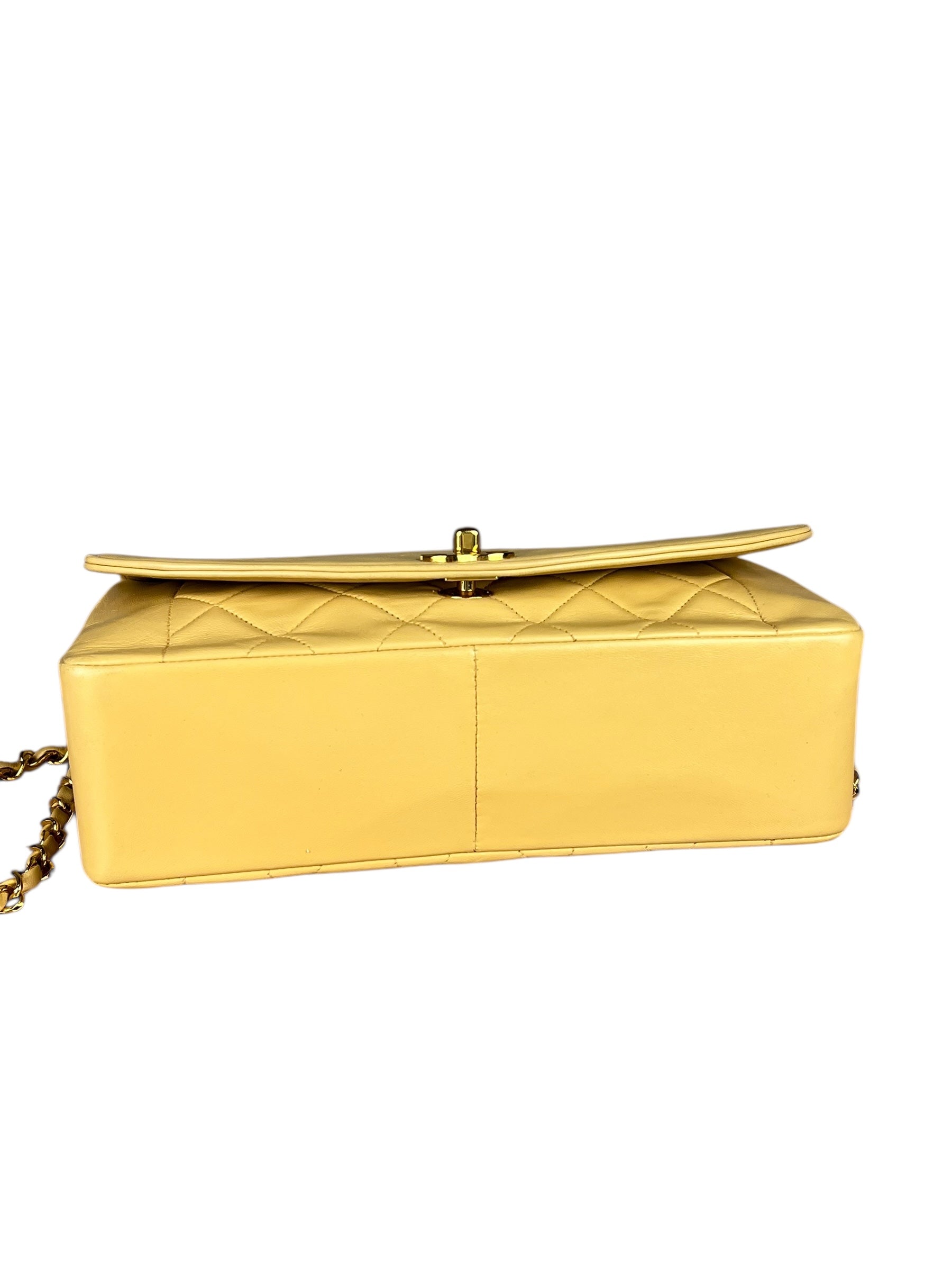 Chanel Beige CC Leather Diana Flap Bag '92