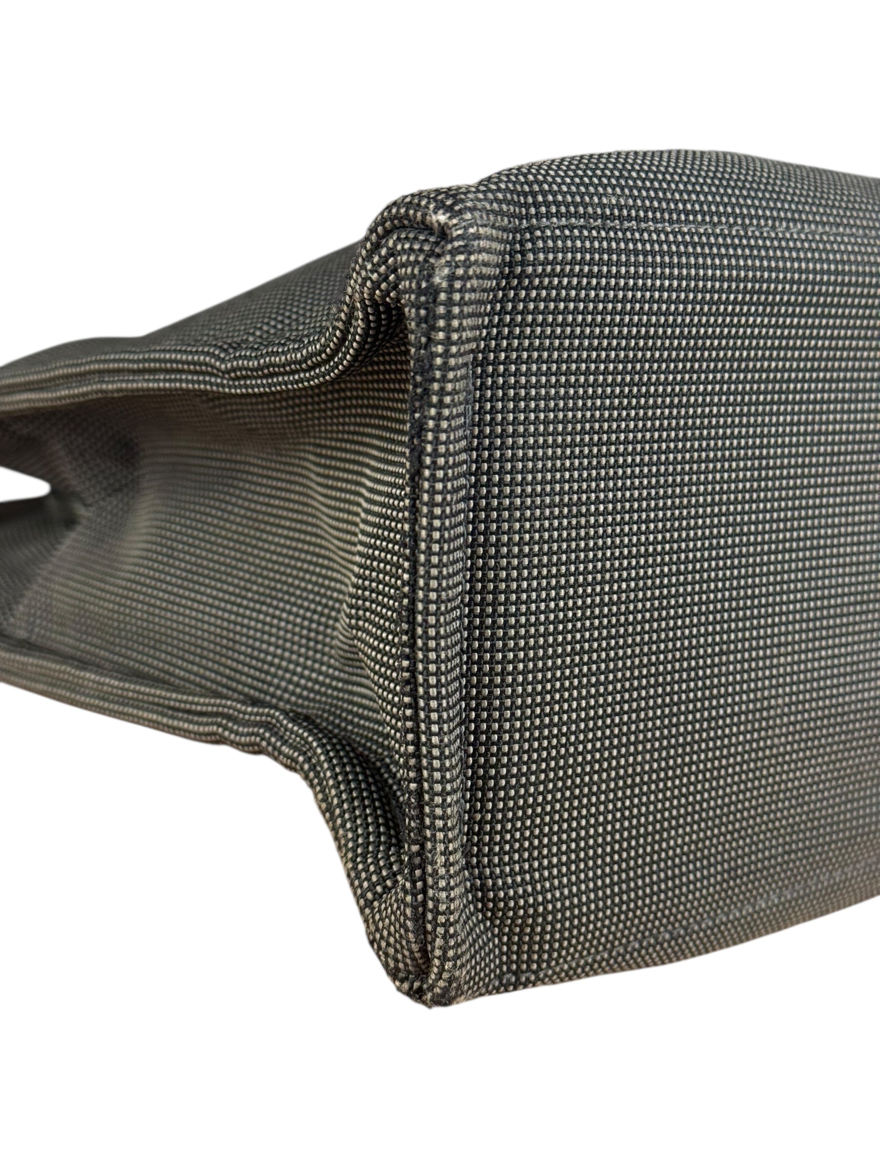 Hermes Herline Canvas Tote Grey