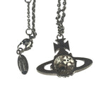 Vivienne Westwood Pink Flower Orb Pendant Necklace