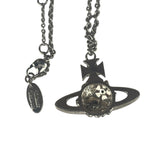 Vivienne Westwood Pink Flower Orb Pendant Necklace