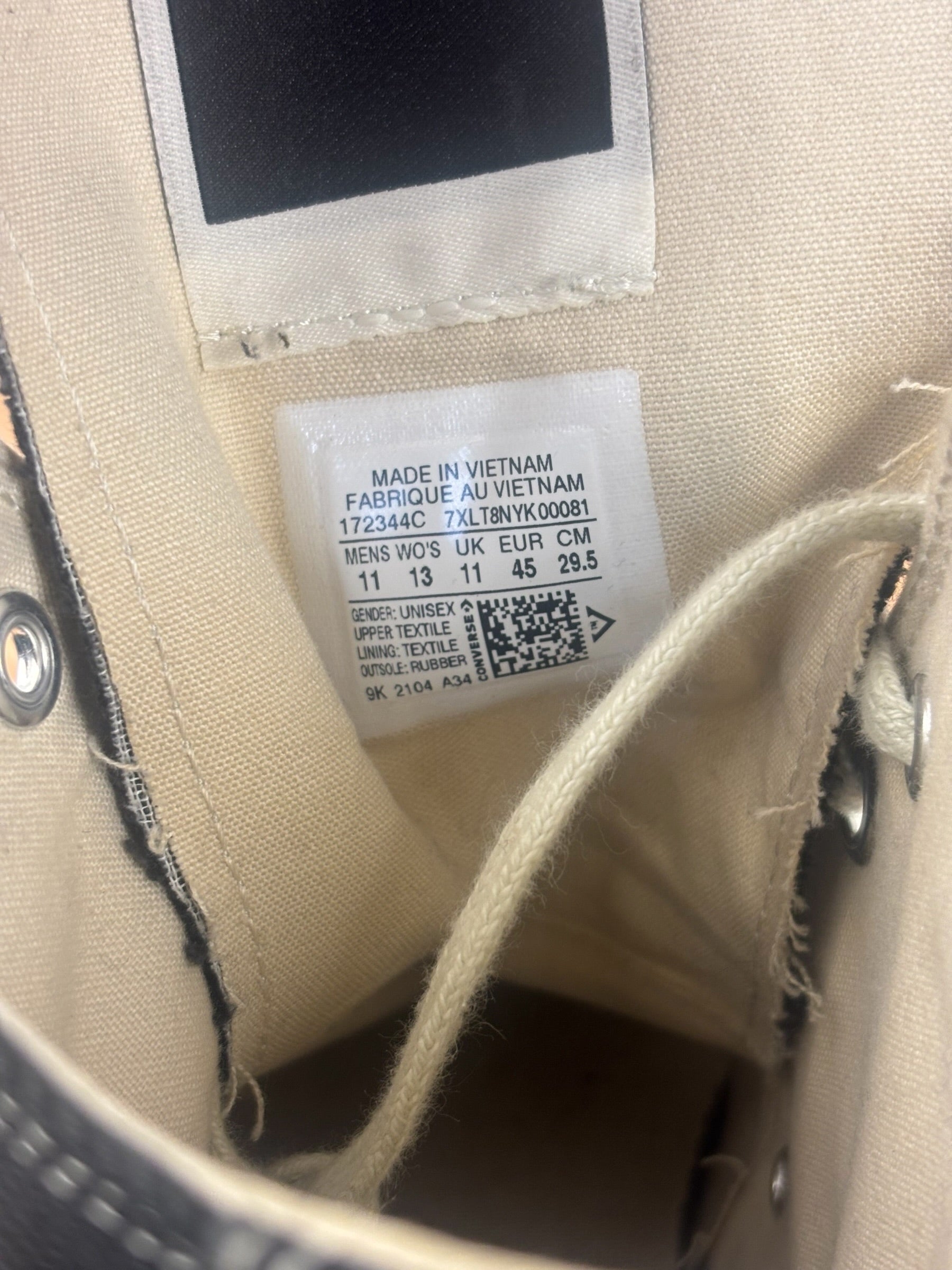 Converse X Rick Owens DRKSHDW Turbodrk Chuck 70