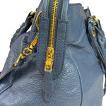 Balenciaga Mist Blue Leather Sunday City Bag