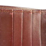 Cartier Vintage Bordeaux Burgundy Leather Bifold Wallet