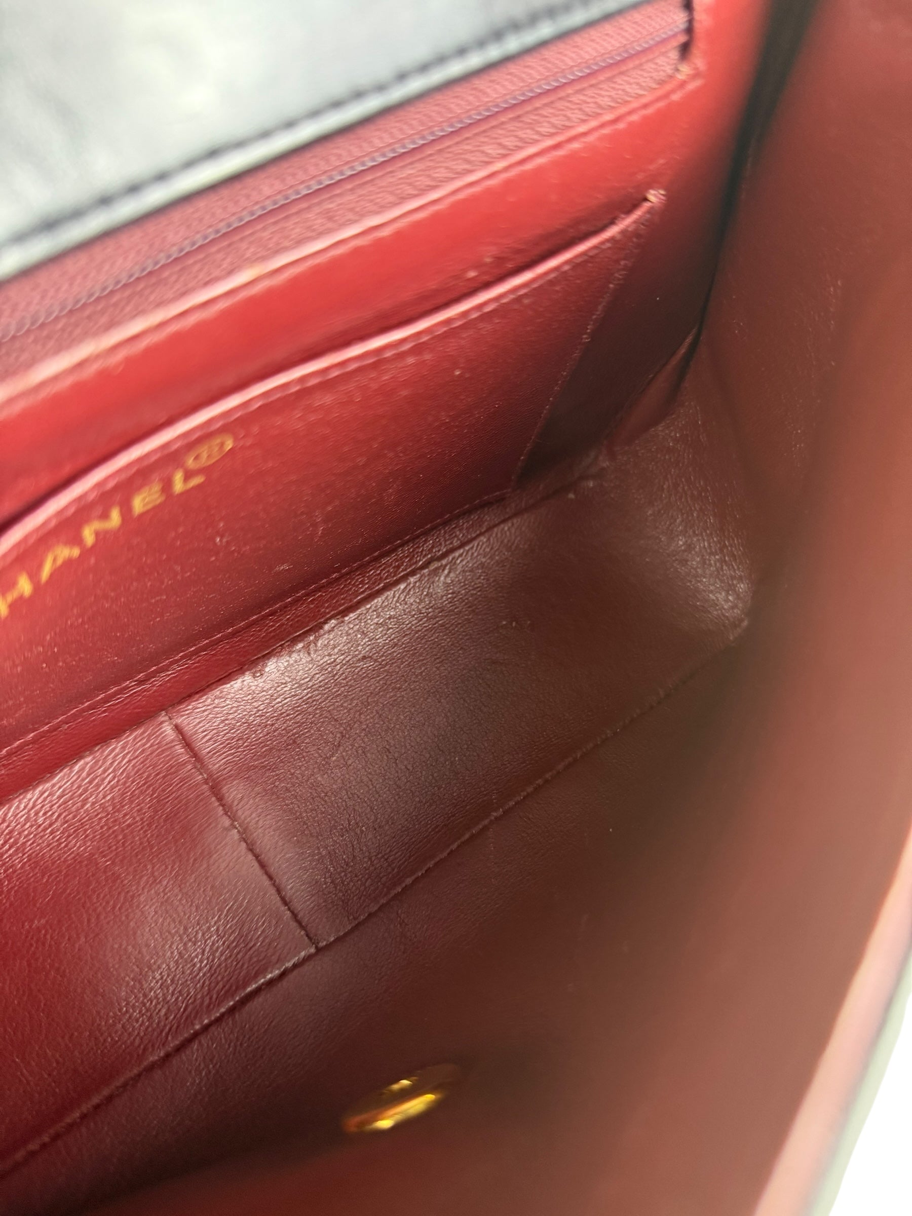 Chanel CC Vertical Quilt Lambskin Flap Bag 2016