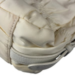 Prada Y2K Ivory Gaufre Nylon Woven Leather 2Way Mini Handbag