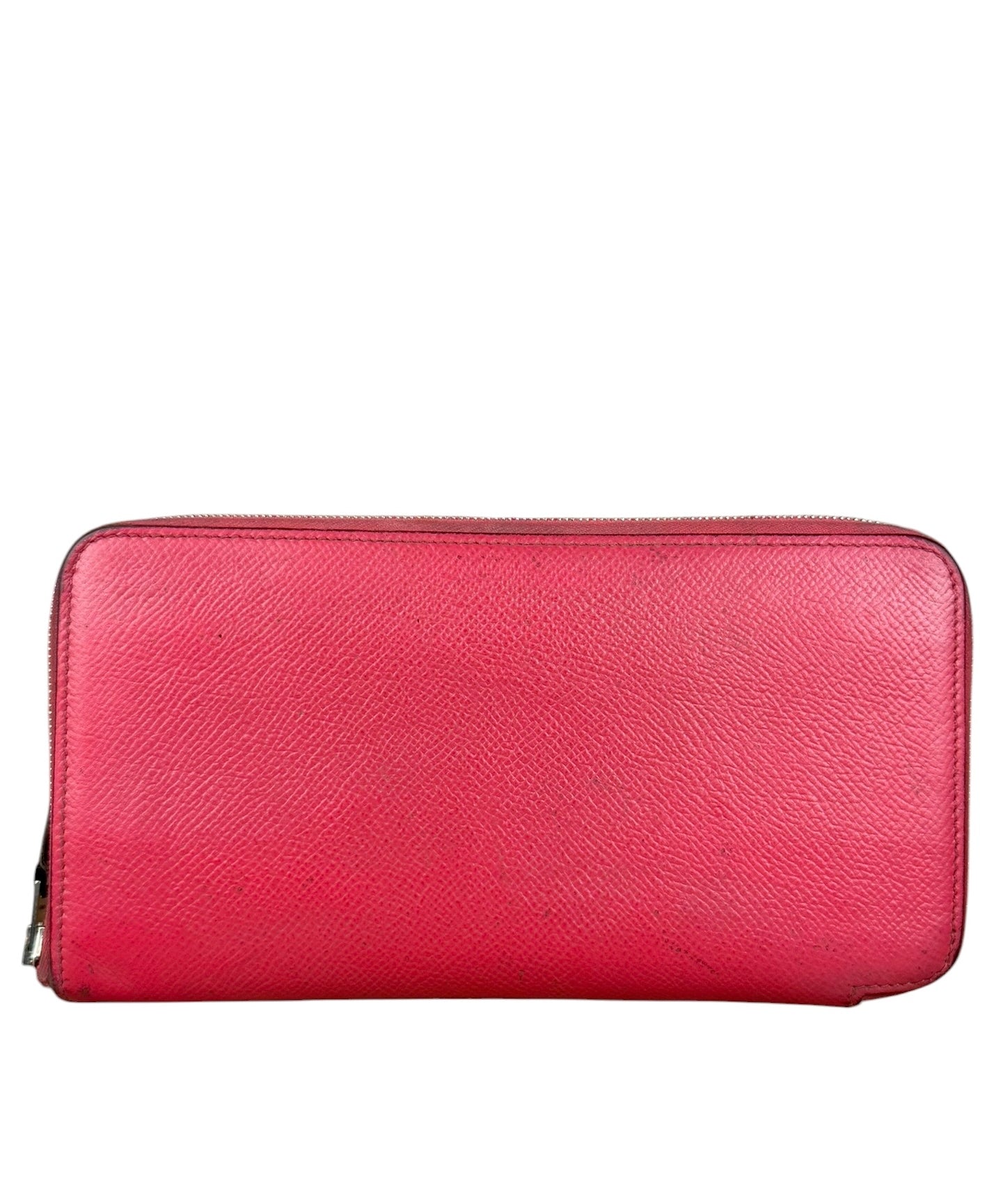 Hermes Pink Epsom Leather Silk'In Long Wallet