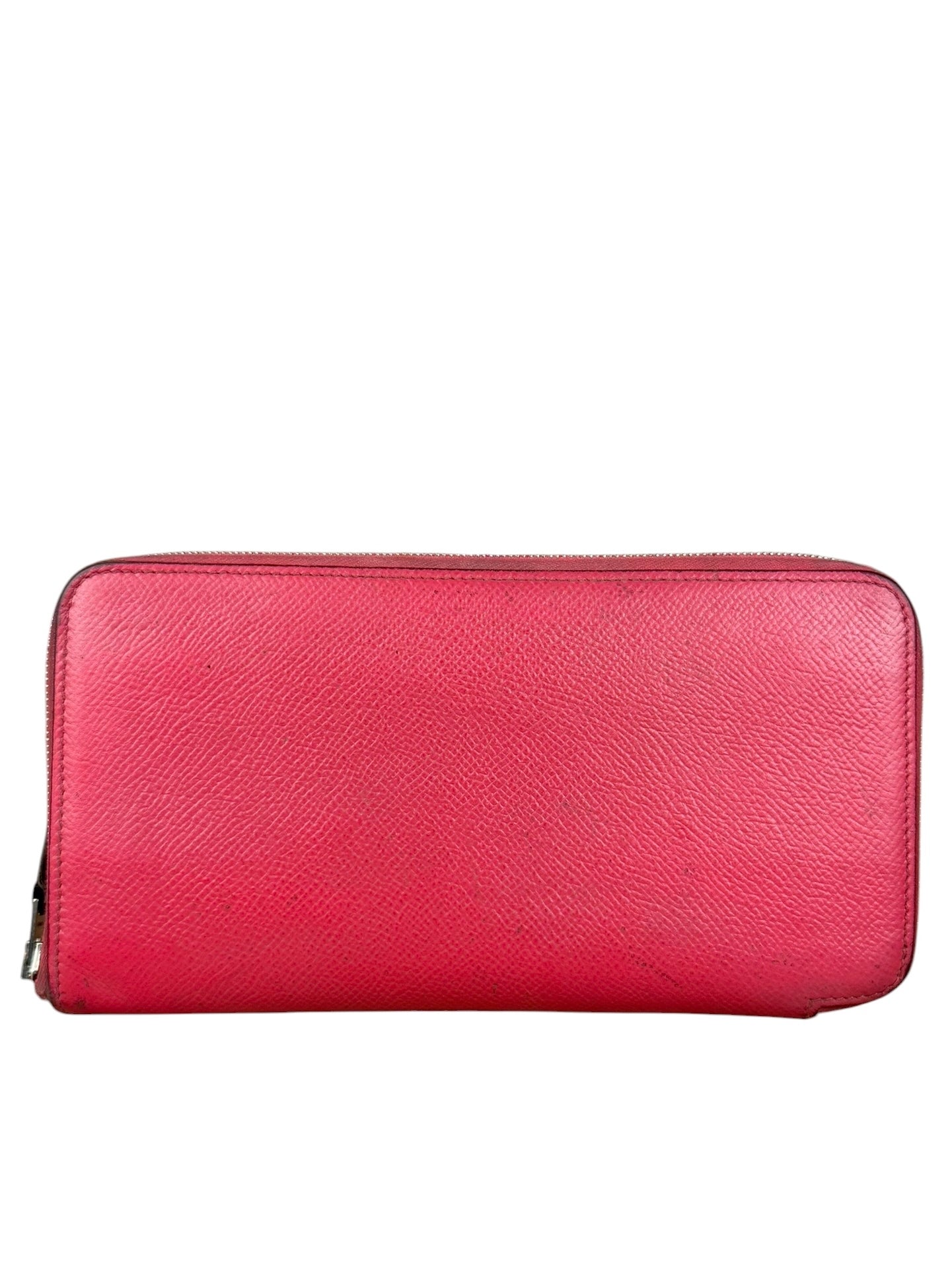 Hermes Pink Epsom Leather Silk'In Long Wallet