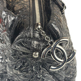 Chanel Black Leather Rock In Moscow Patent Chain Tote Bag 2008