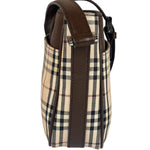 Burberry Brown Leather House Shoulder Bag