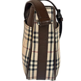 Burberry Brown Leather House Shoulder Bag