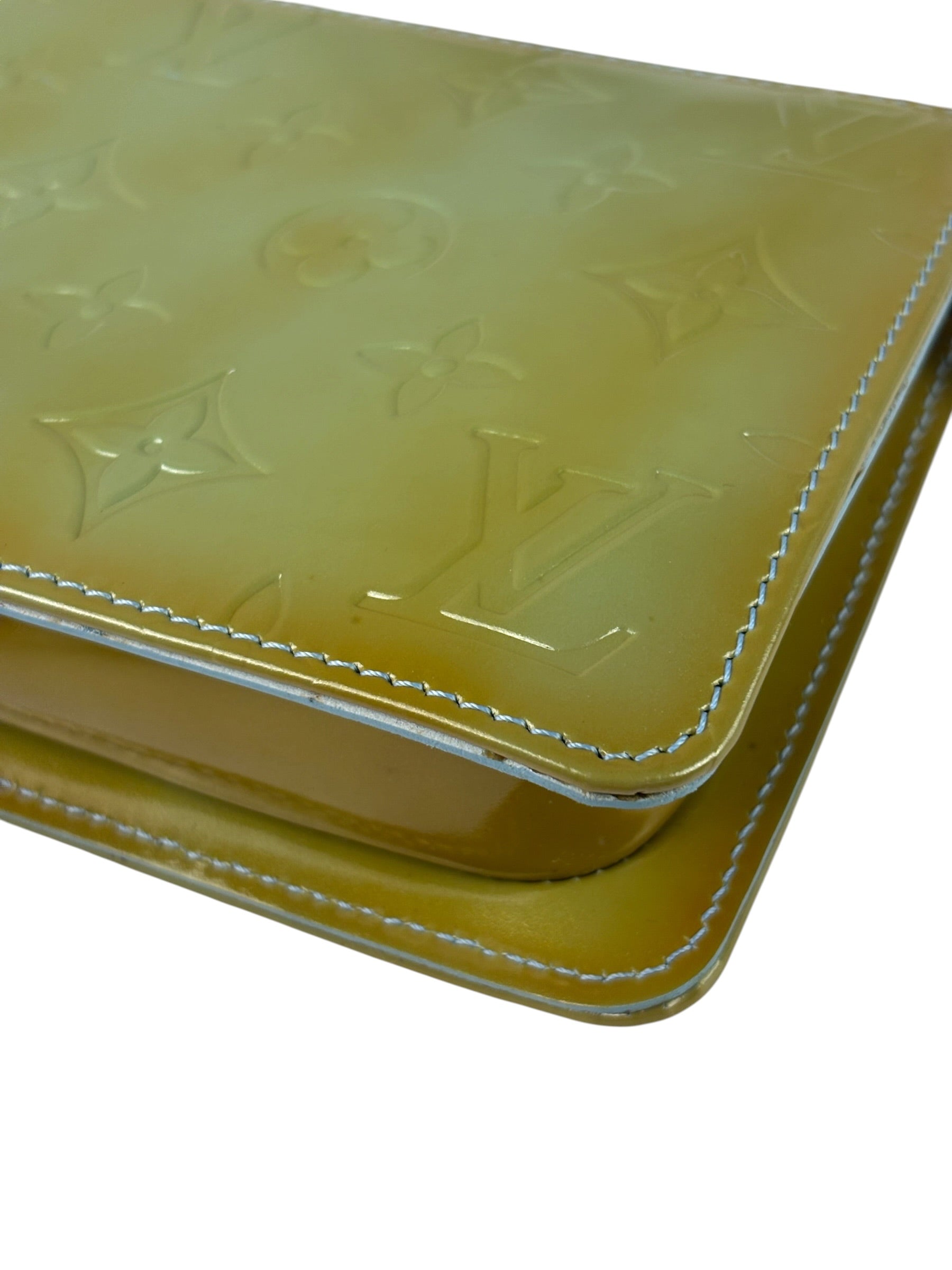 Louis Vuitton Green Vernis Lexington Pochette