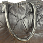 YSL Vintage Black Nylon Top Handle Bag