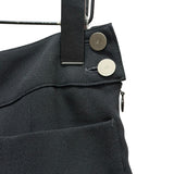 Chanel Vintage Black Wool Wide-Leg Trousers
