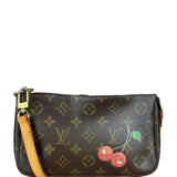 Louis Vuitton Vintage Murakami Cherries Pochette Shoulder Bag