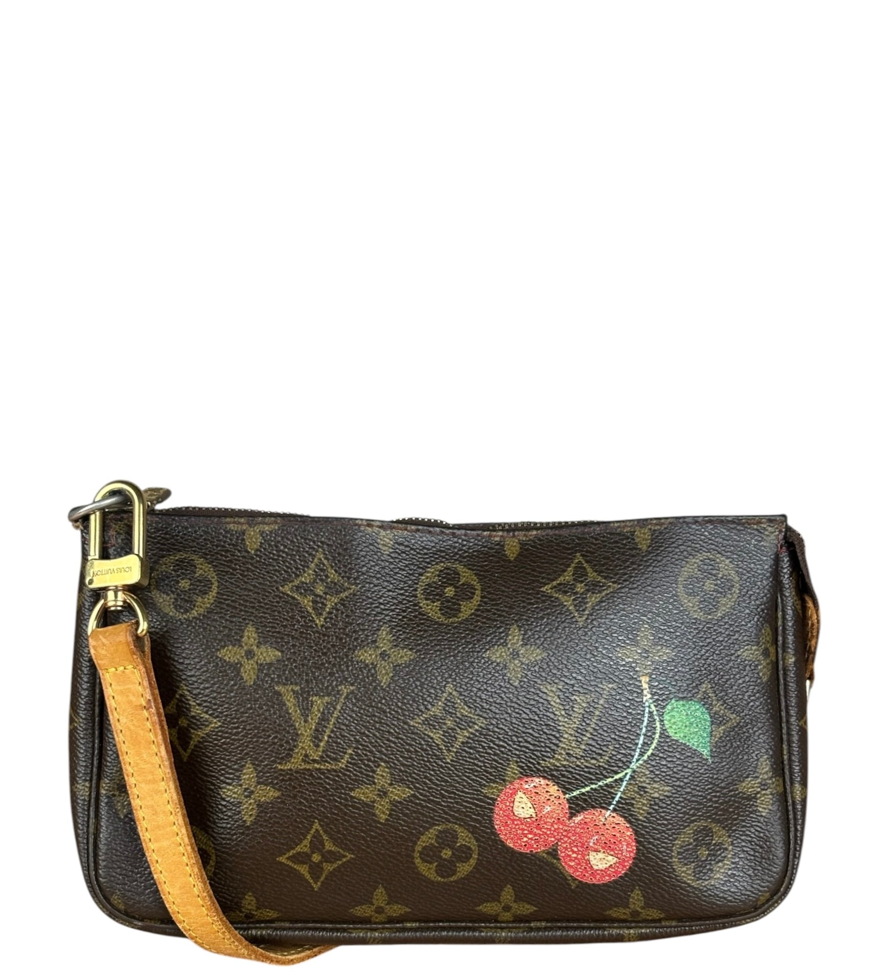 Louis Vuitton Vintage Murakami Cherries Pochette Shoulder Bag