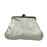 Chloe Metallic Gold Leather Frame Clutch