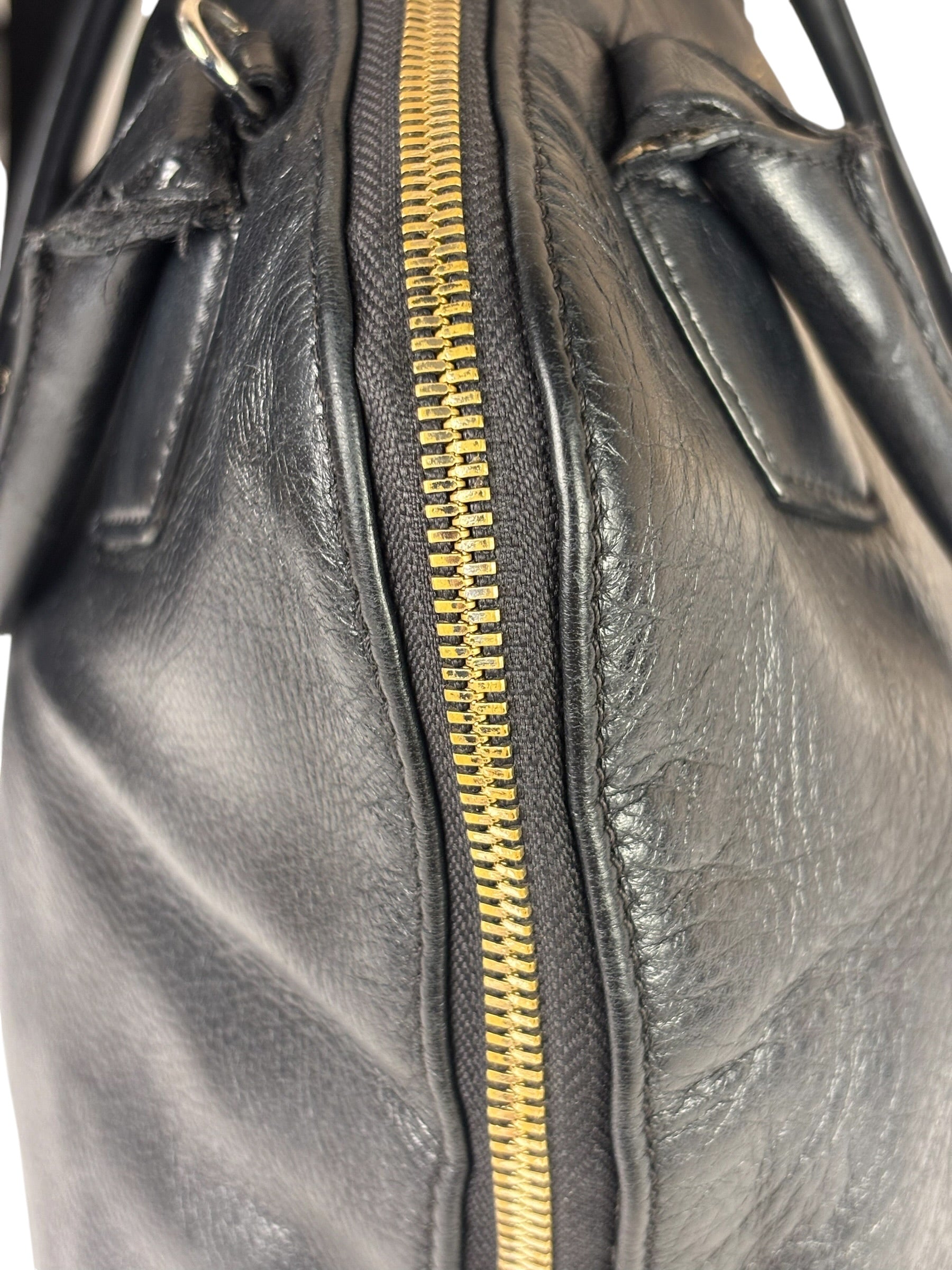 Vivienne Westwood Black Leather Shoulder Bag