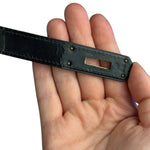 Hermes Kelly 32 Black Box Leather 1991