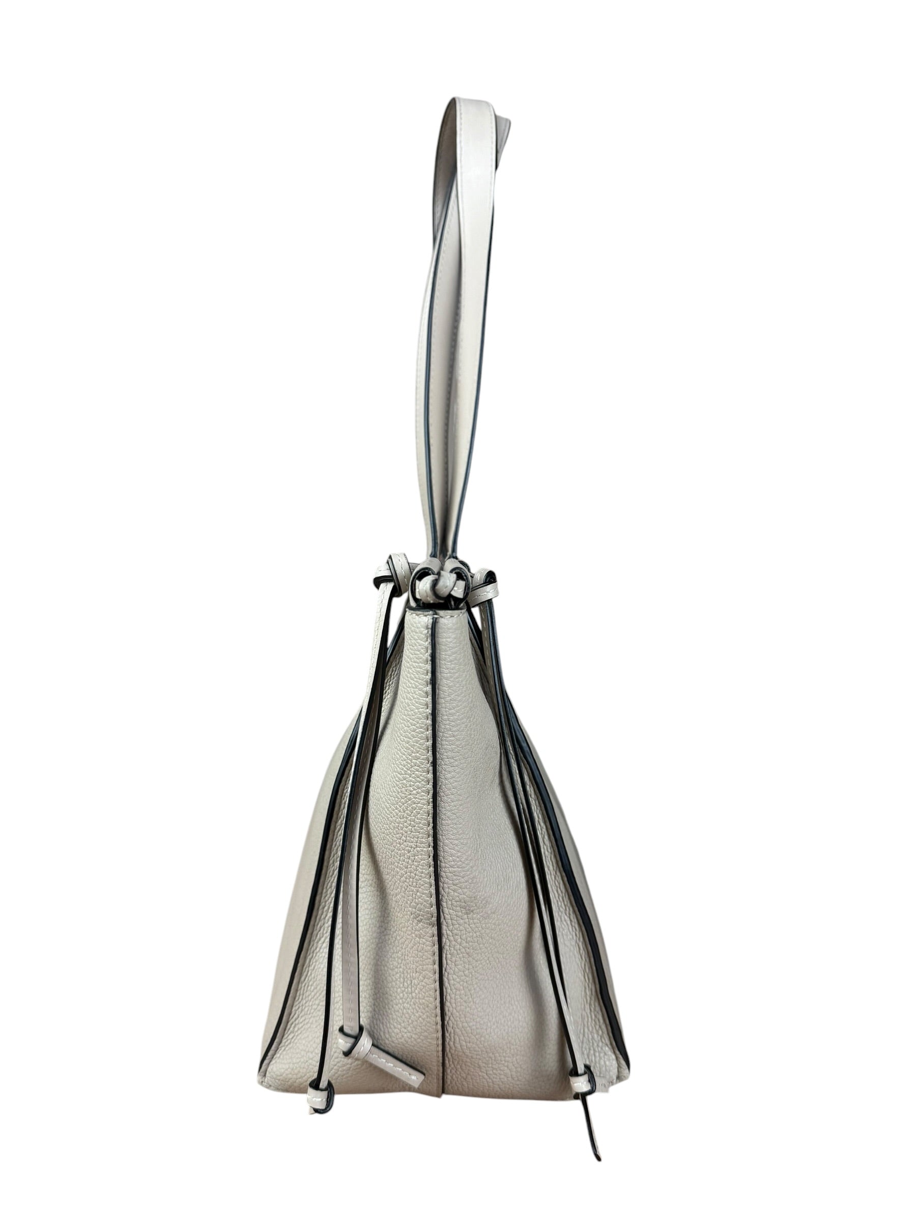 Loewe Beige Pebbled Leather Cushion Tote