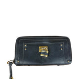 Chloé Black Leather Paddington Long Wallet