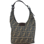 Fendi Zucca FF Mamma Baguette Shoulder Bag