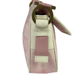 Ferragamo Pink Canvas Gancini Shoulder Bag