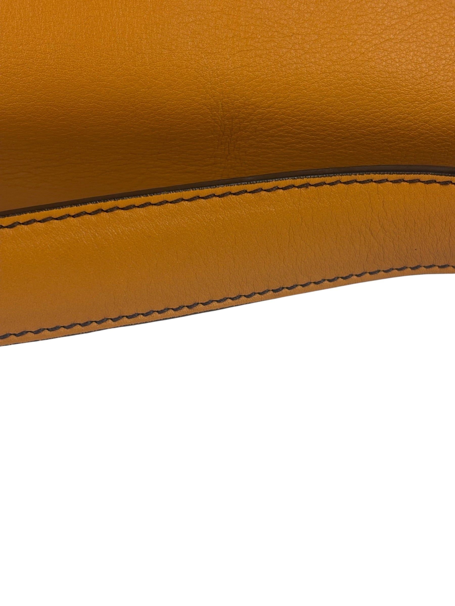 Fendi Brown Leather Mamma Foreever Flap Baguette