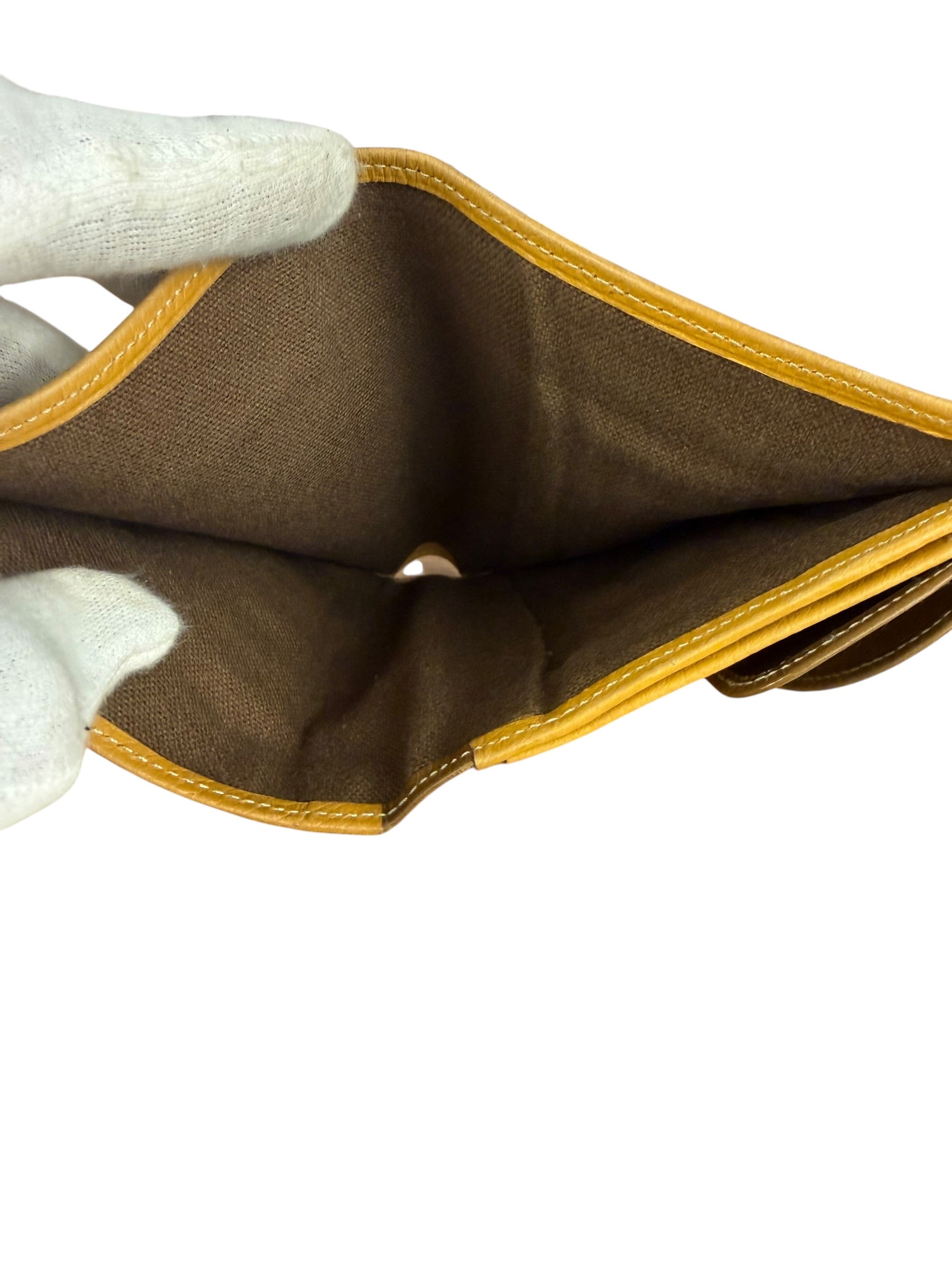 Loewe Vintage Brown Anagram Trifold Wallet