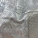 Coach Grey Pythonskin  Indy Babouska Two-Way Shoulder Bag