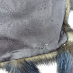 Vintage Brown Fur Tailed Shawl