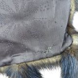 Vintage Brown Fur Tailed Shawl