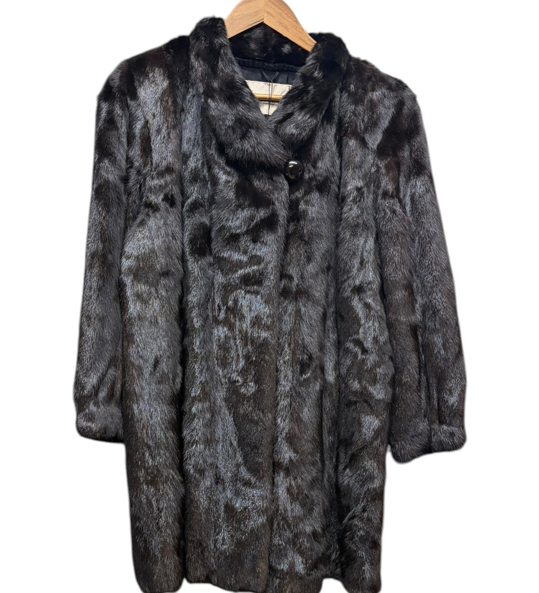 Vintage Brown Malvoise Mink Fur Coat