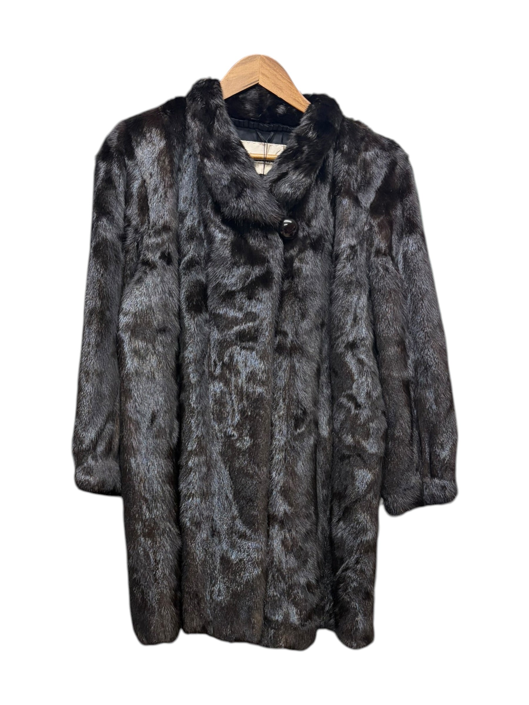 Vintage Brown Malvoise Mink Fur Coat