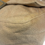 Fendi Brown Leather Trim/Wool Mamma Baguette